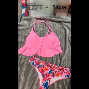 Cute hot pink bathing suit